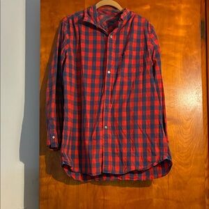 American Eagle Outfitters Red and Blue Checkered Shirt